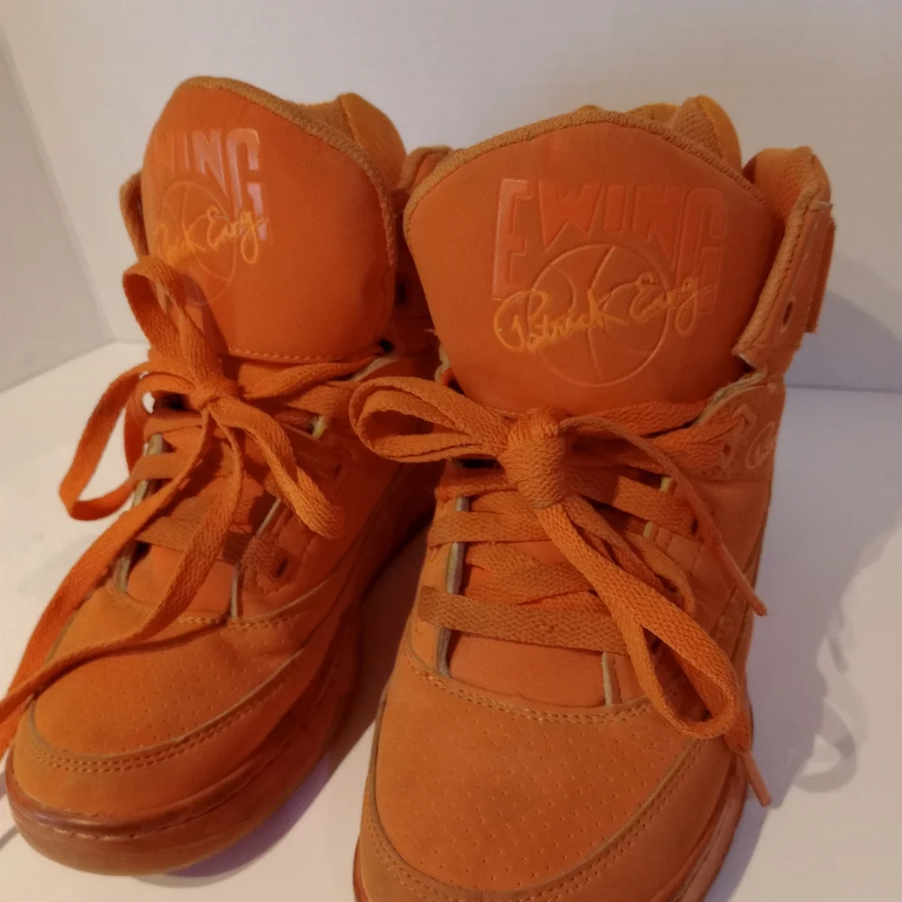 EWING 33‎ Orange High-Top Sneakers KIDS Sz.5